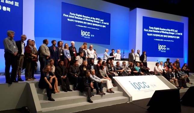 Cientistas apresentam relatório especial do IPCC em Incheon, Coreia do Sul. (Foto: WWF)